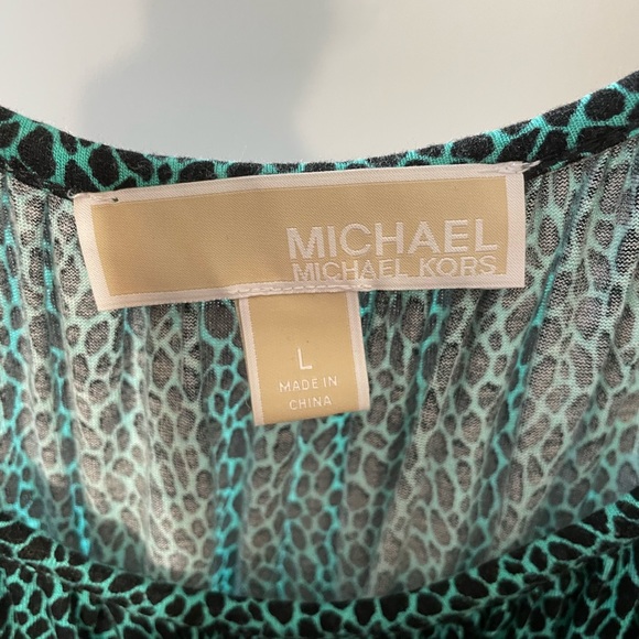 Michael Kors Rayon 3/4 Sleeve Blouse Size Large - Picture 3 of 3